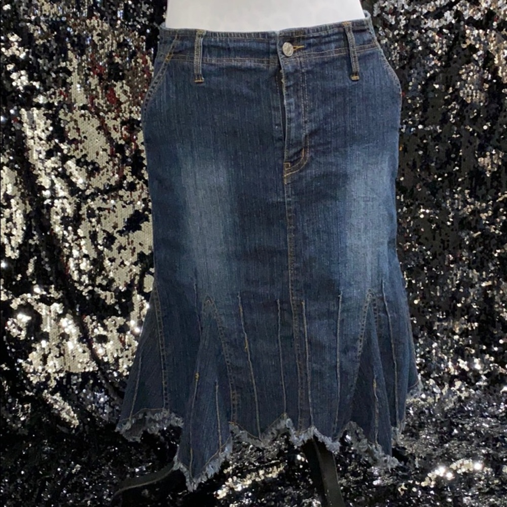Zoey and Beth jean skirt